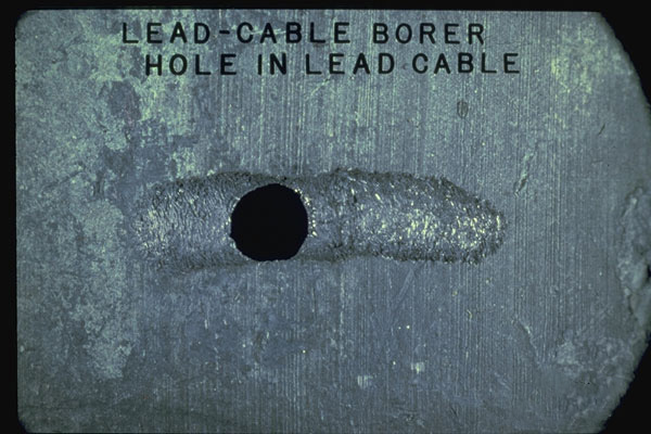 Lead Cable Borer