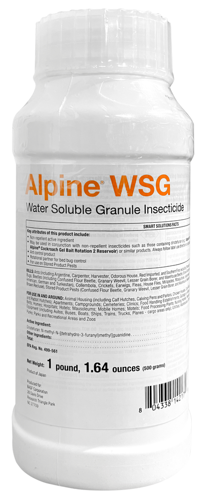 Alpine WSG Insecticide - 500 gram bottle